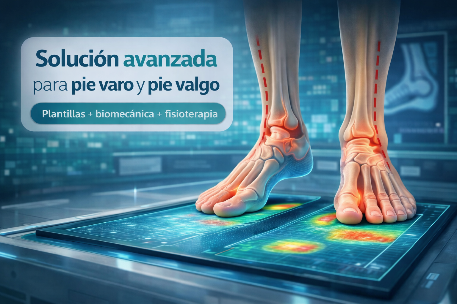 Solución avanzada para pie varo y pie valgo con diagnóstico biomecánico y plantillas personalizadas en CDMX